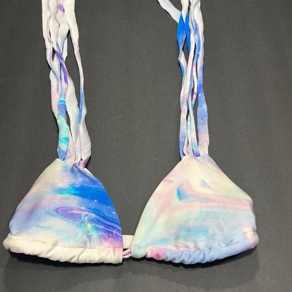 Tie Dye Padded Bikini Top - Picture 2 of 6